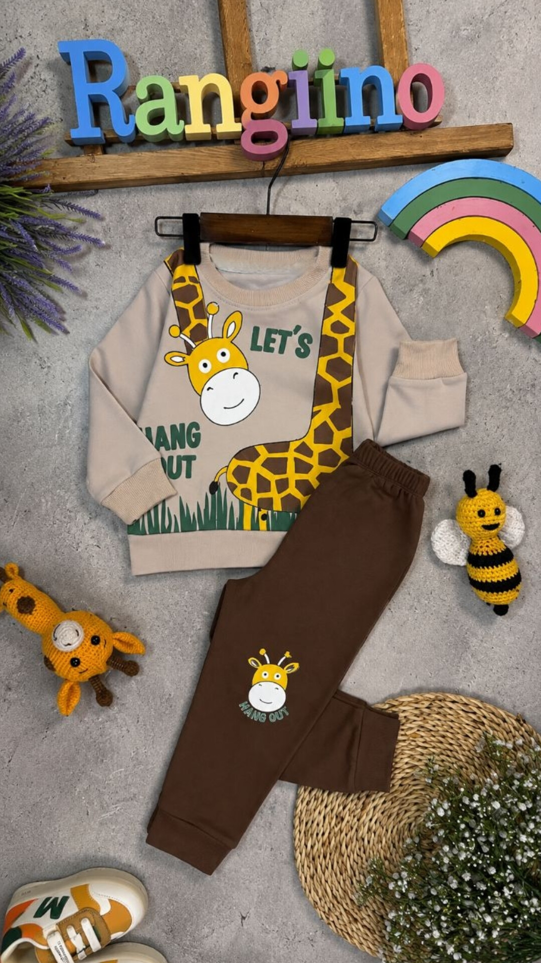 👕  بلوز و شلوار، طرح زرافه 🦒